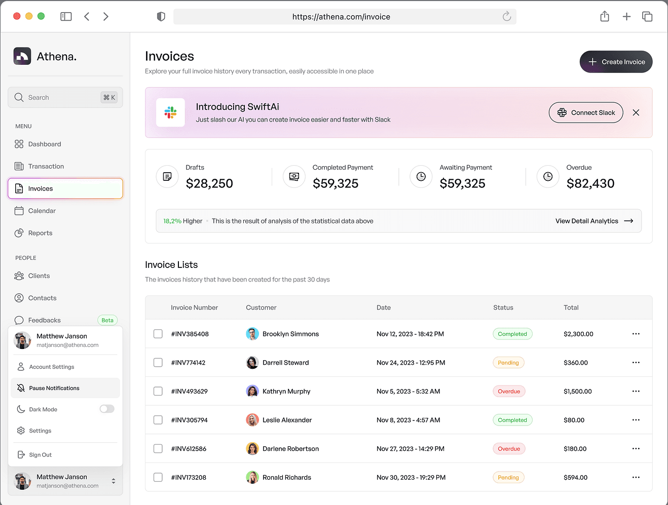 Payvoix Dashboard Preview